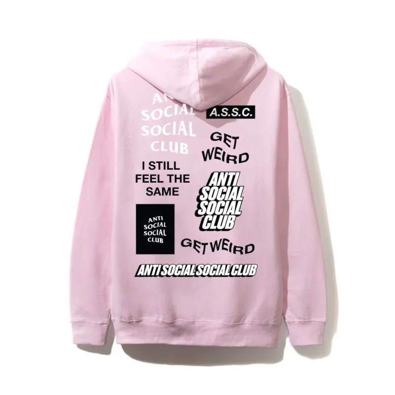 Bukake Pink Hoodie sold by Anti Social Social Club