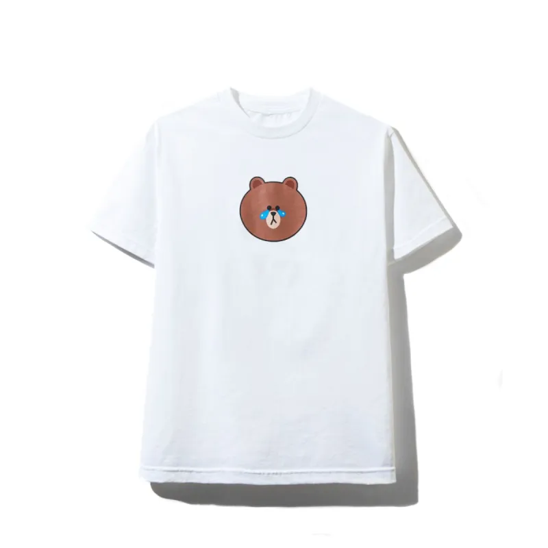 LINE FRIENDS | ASSC BROWN WHITE TEE sold by Anti Social Social Club