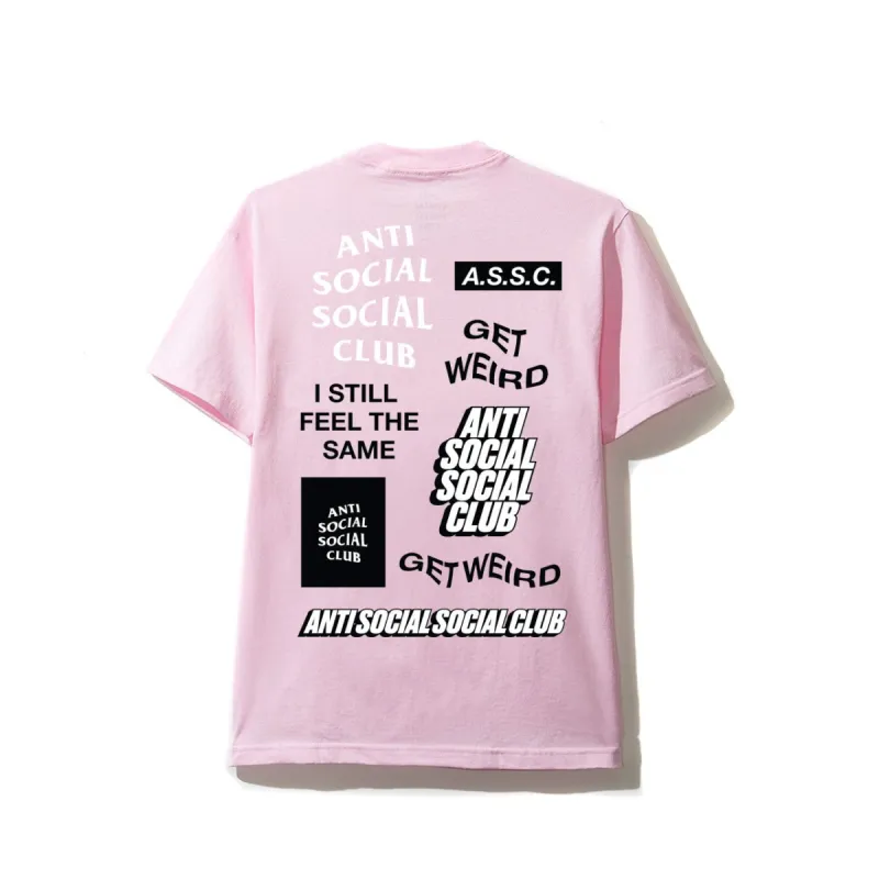 Bukake Pink Tee sold by Anti Social Social Club