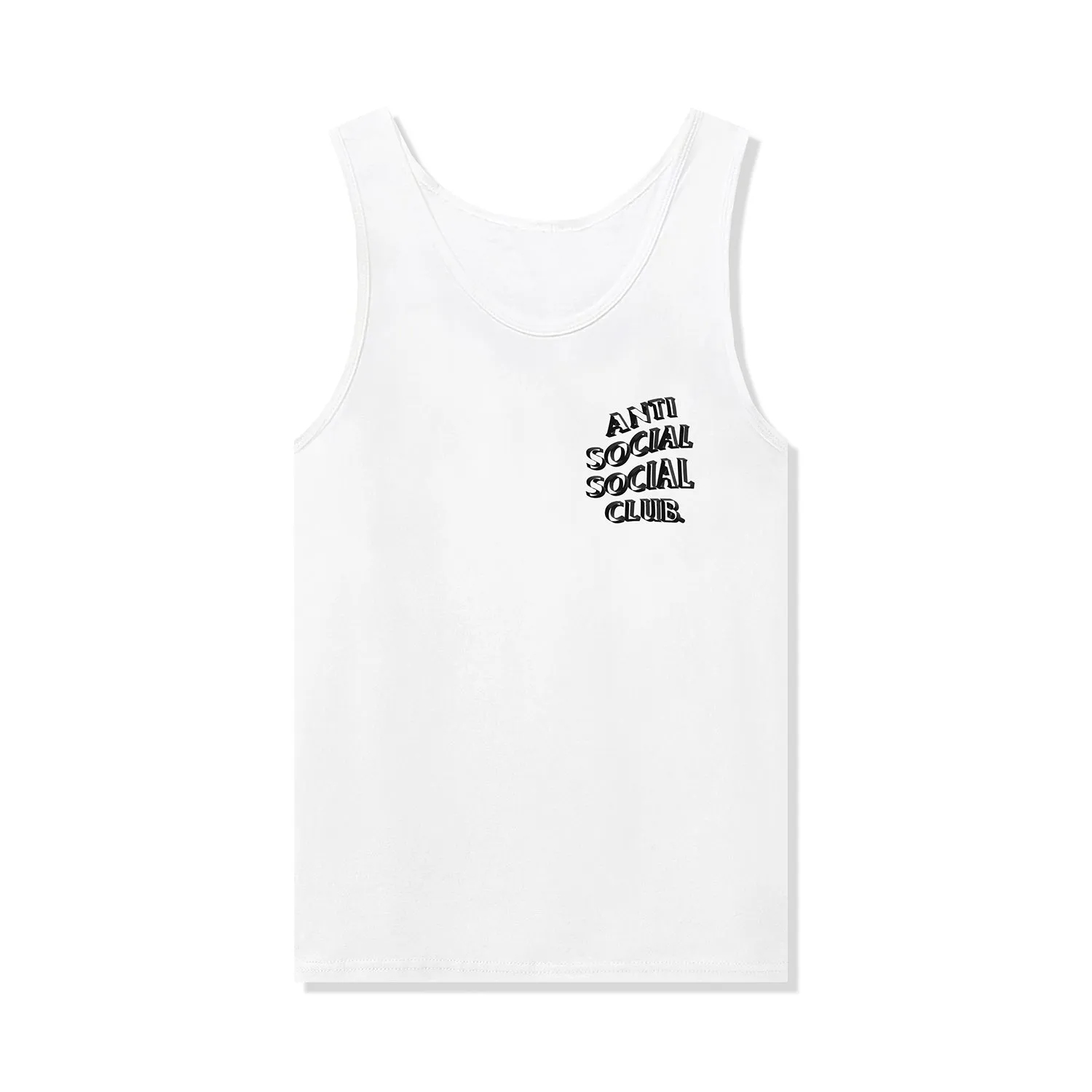 DEEPER THAN USUAL White Tank Top sold by Anti Social Social Club product image thumbnail 2
