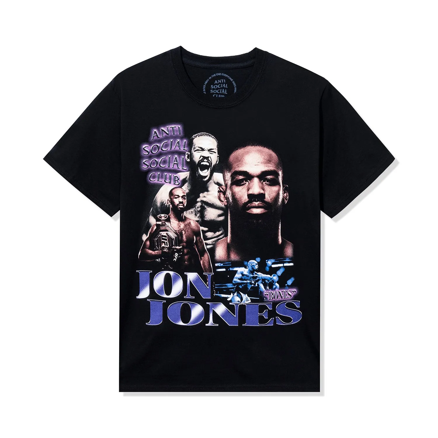 ASSC x UFC Jon Jones Tee - Black sold by Anti Social Social Club