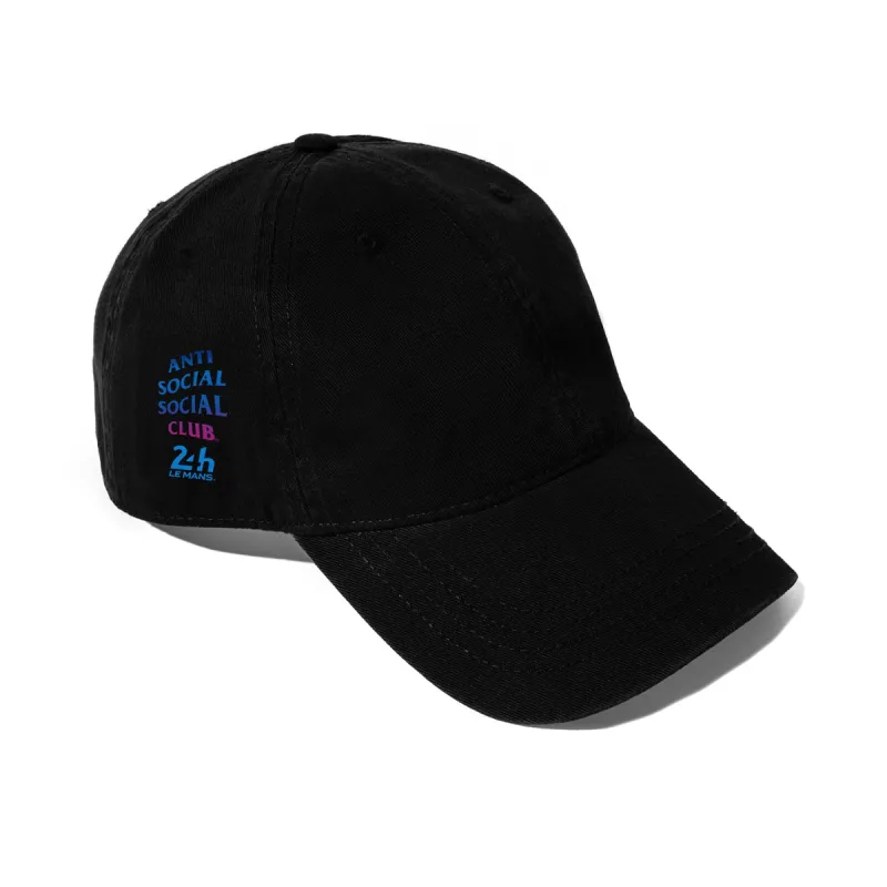 24 Heures Du Man's Dad Hat - Black sold by Anti Social Social Club