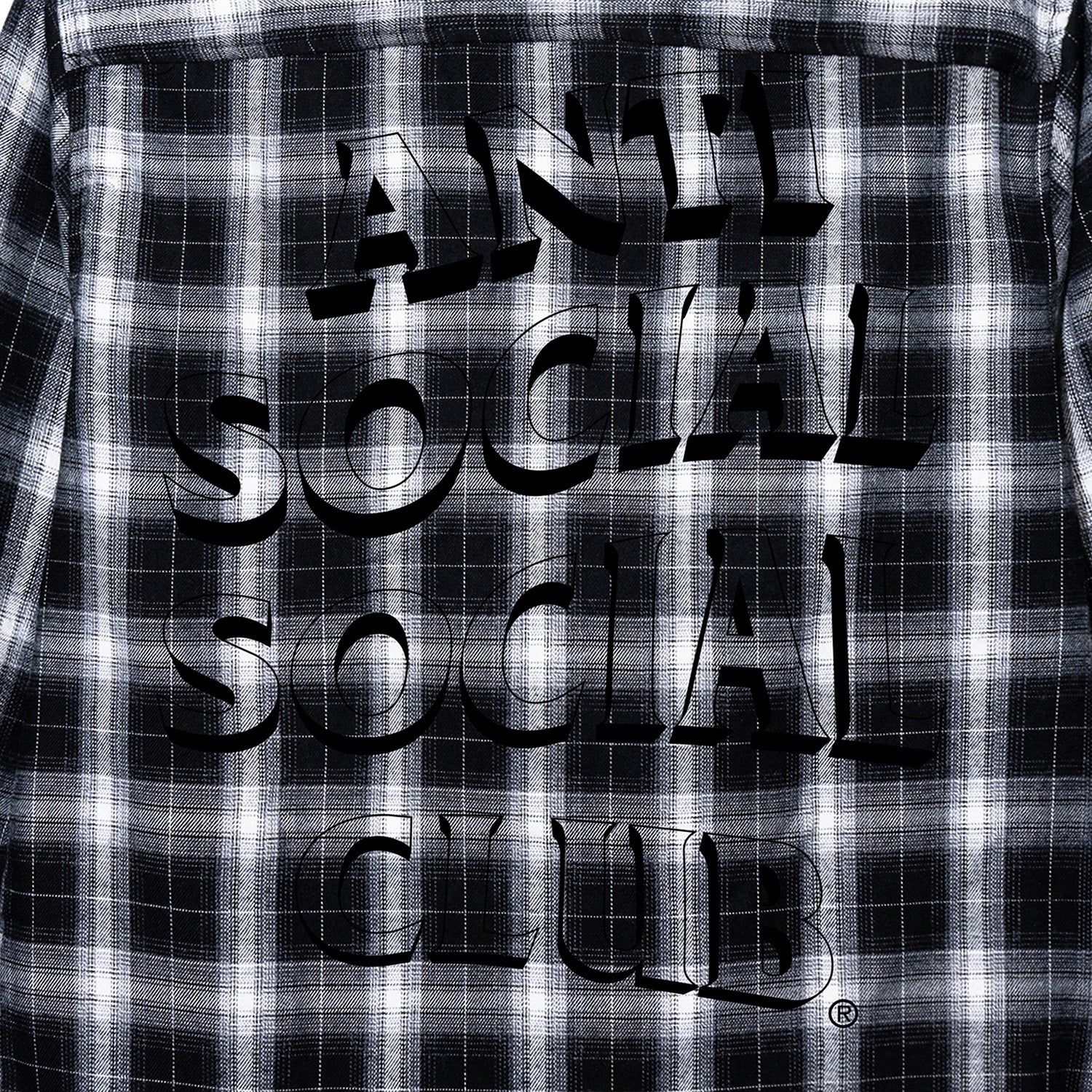 Overwhelming Proof Flannel - Black/White sold by Anti Social Social Club product image thumbnail 3