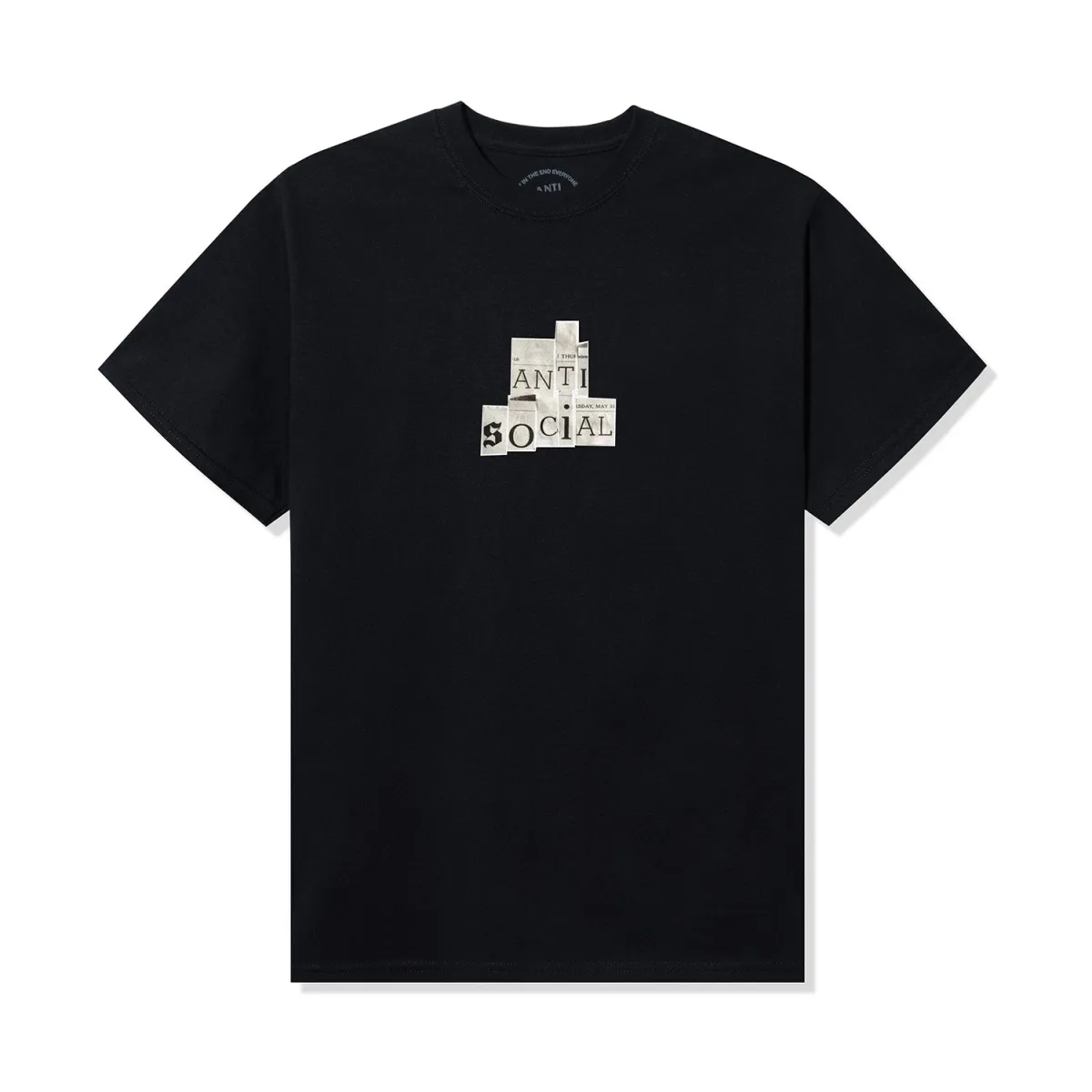 ASSC x Fragment x Weekend Newspaper Tee - Black | Parallel