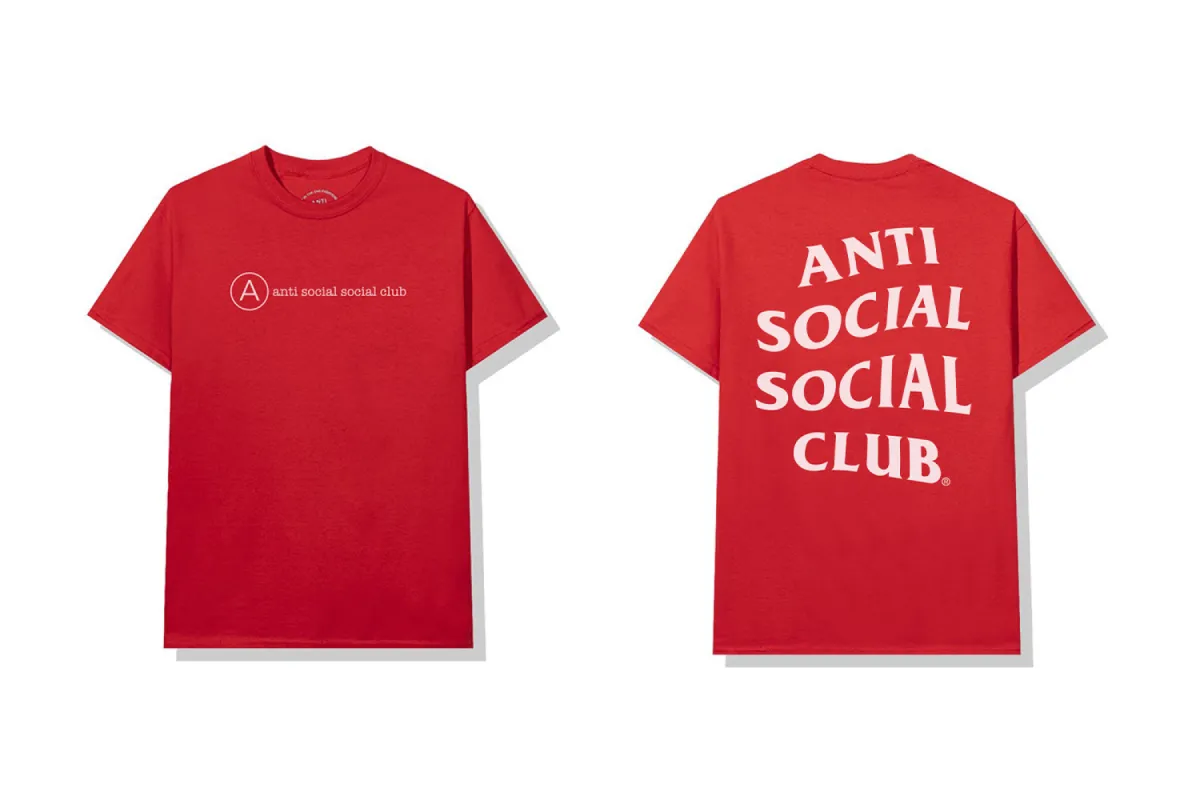 Add Me Red Tee sold by Anti Social Social Club
