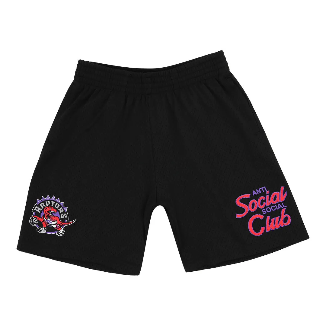 ASSC x Mitchell & Ness Toronto Raptors NBA Coach Script Short sold by Anti Social Social Club