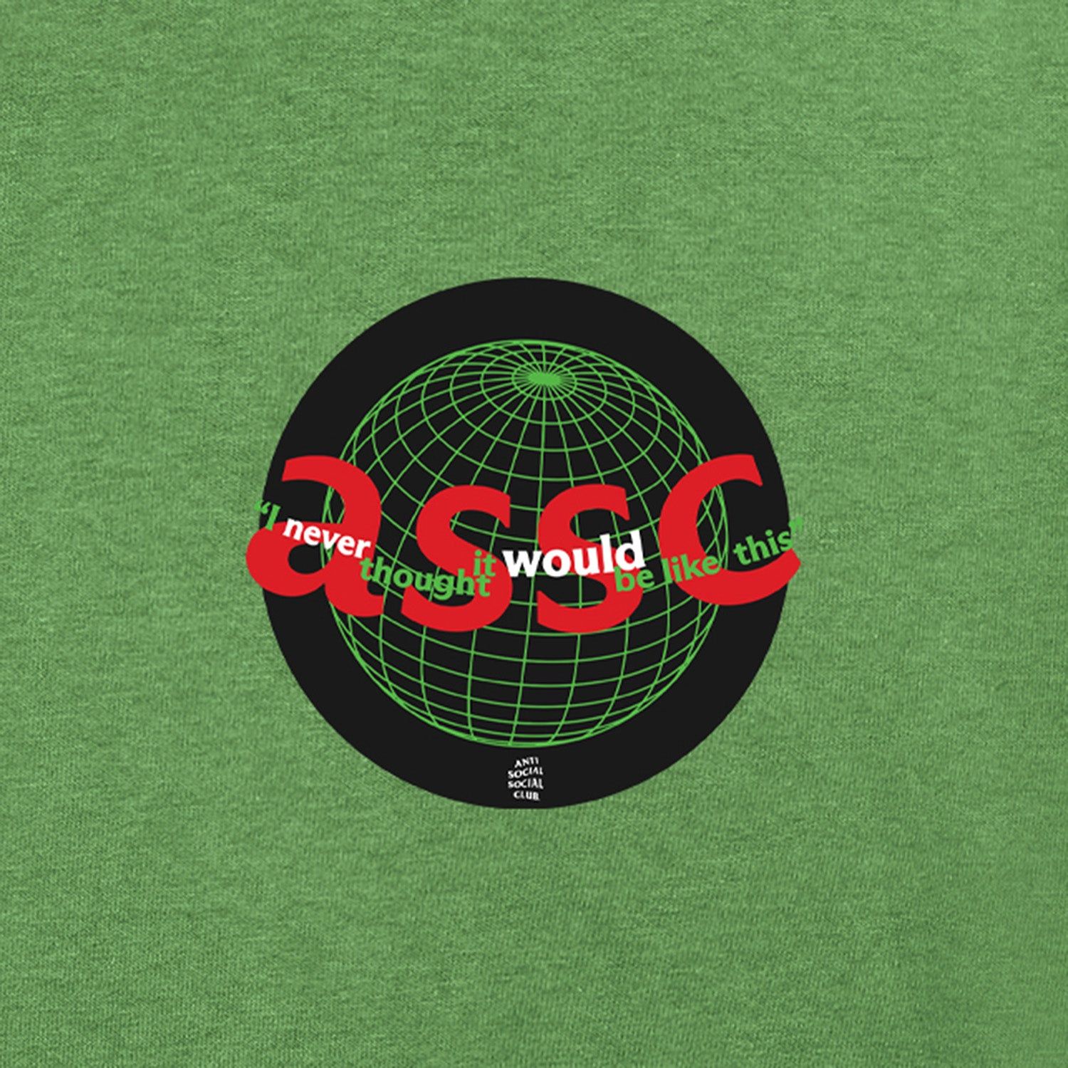 I Never Thought Tee - Dill Green sold by Anti Social Social Club product image thumbnail 4