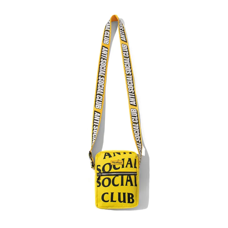 It's The Remix Yellow Side Bag made by Anti Social Social Club