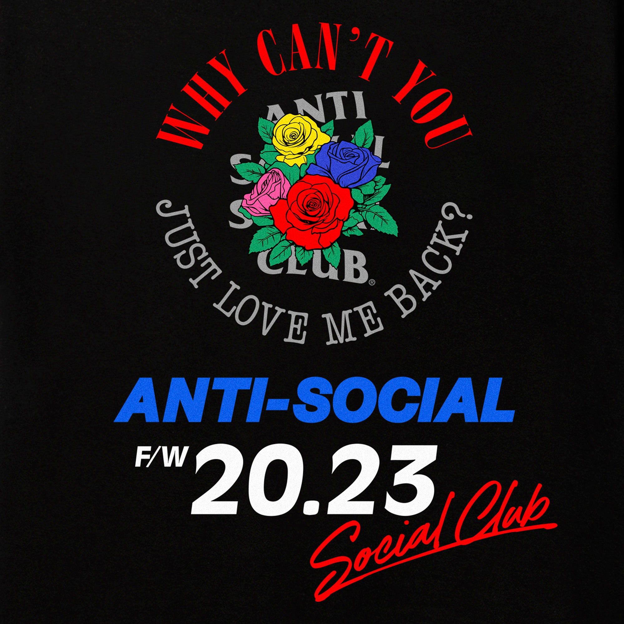 Why Can't You See Tee - Black sold by Anti Social Social Club product image thumbnail 2