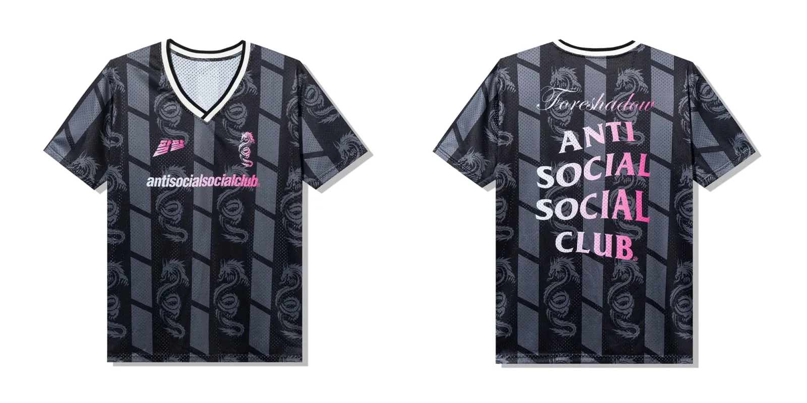 Foreshadow United Black Pink Jersey sold by Anti Social Social Club