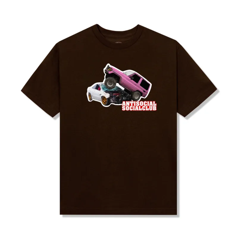 Sleep Forever Tee - Brown sold by Anti Social Social Club