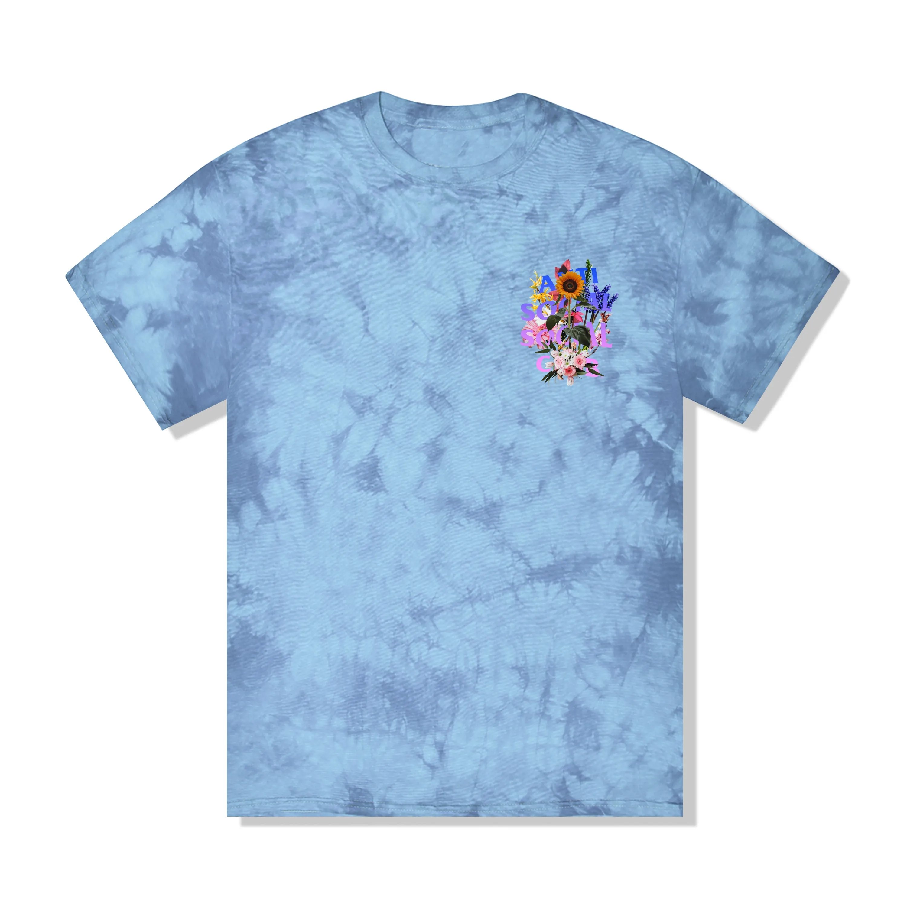 Bouquet For The Old Days Blue Tie Dye Tee sold by Anti Social Social Club product image thumbnail 2