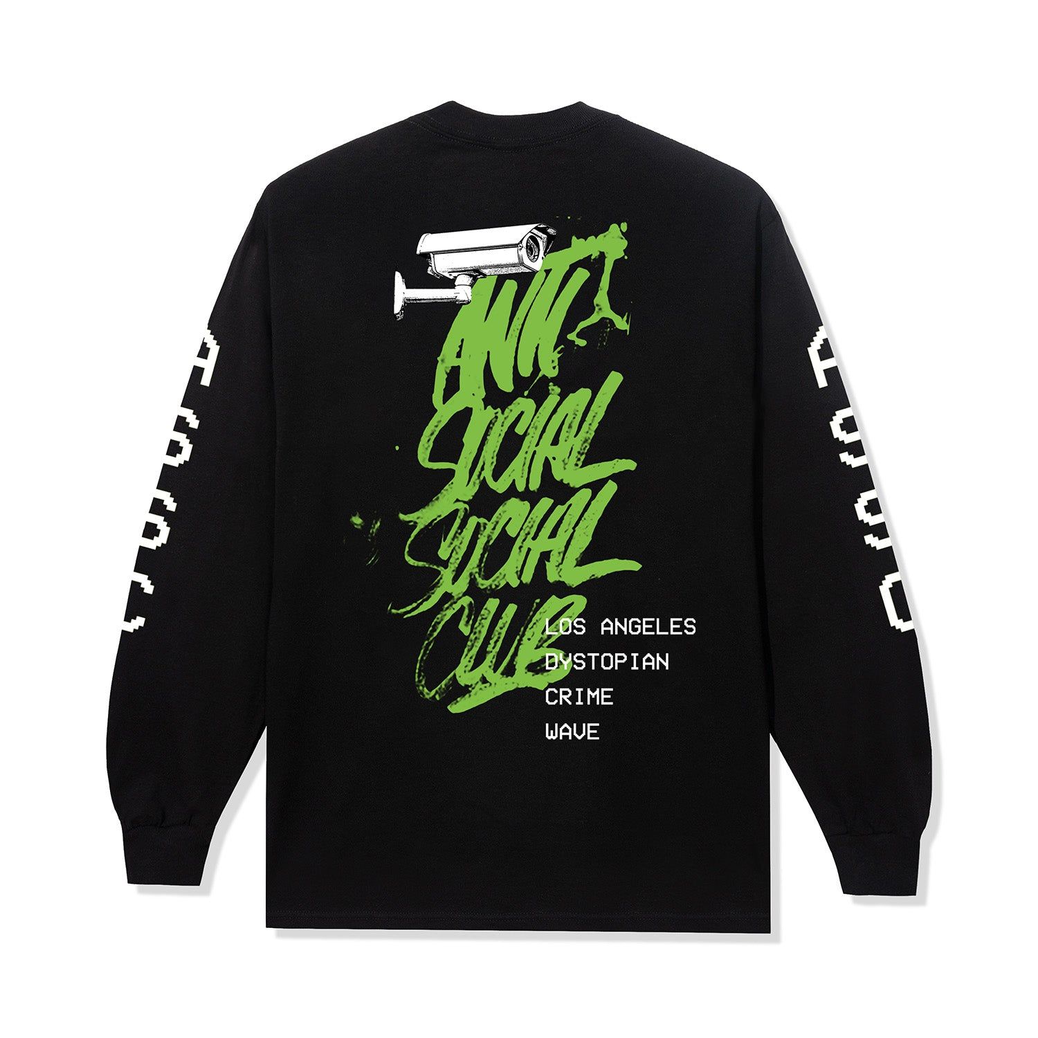 Dystopian Crime Wave Long Sleeve Tee - Black sold by Anti Social Social Club product image thumbnail 2