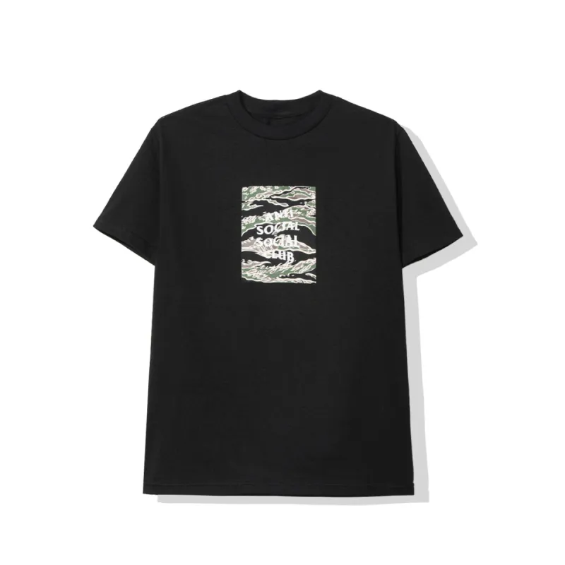Tiger Camo Black Box Tee sold by Anti Social Social Club