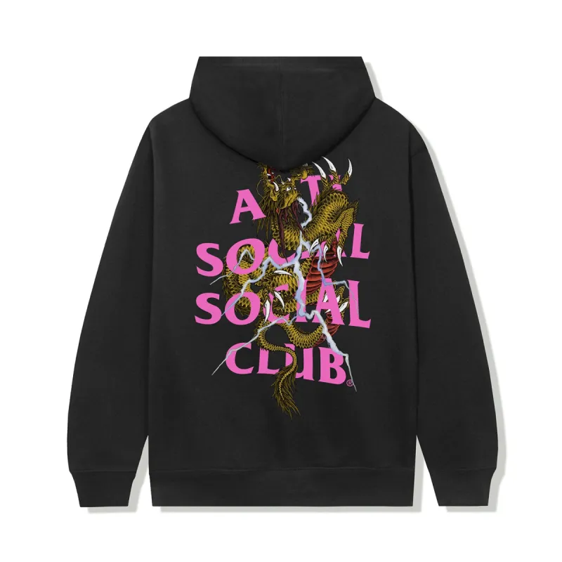 Double Dragon Black Hoodie made by Anti Social Social Club