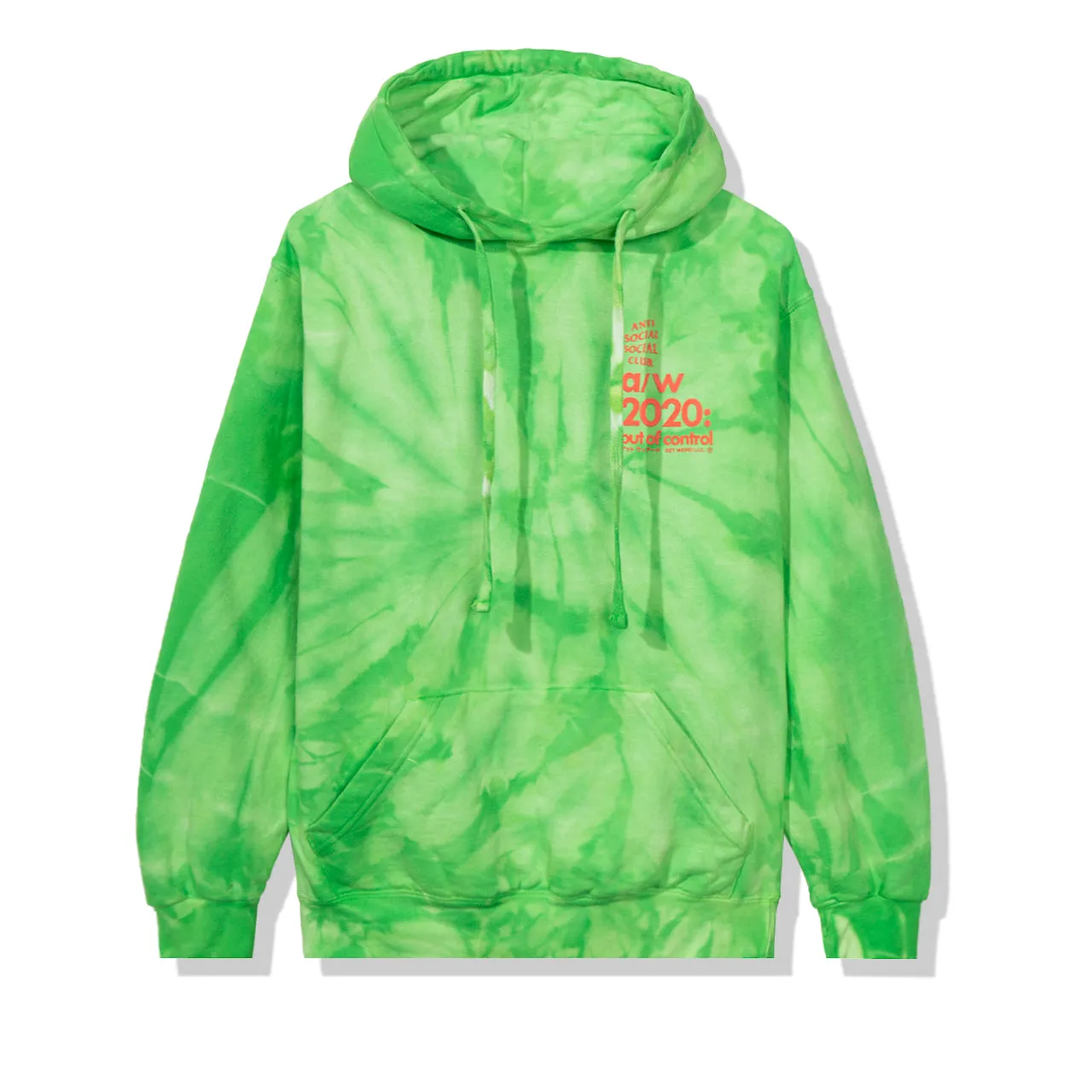 2020 Tie Dye Green Hoodie sold by Anti Social Social Club product image thumbnail 3