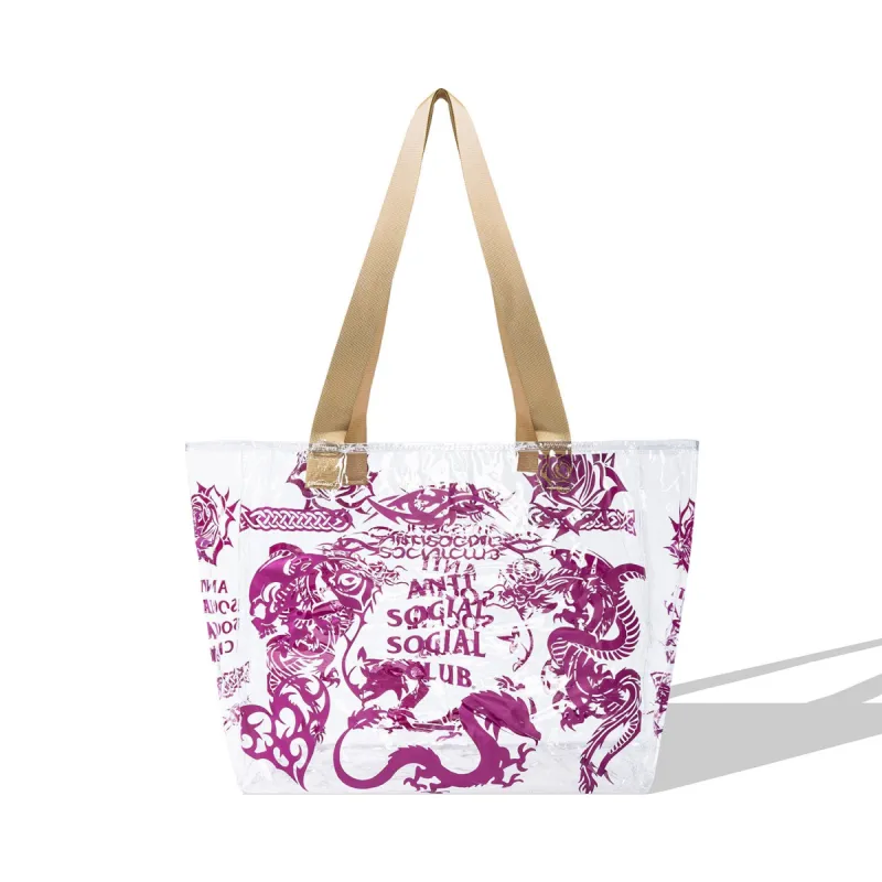 Helplessness Large Tote Bag - Pink sold by Anti Social Social Club