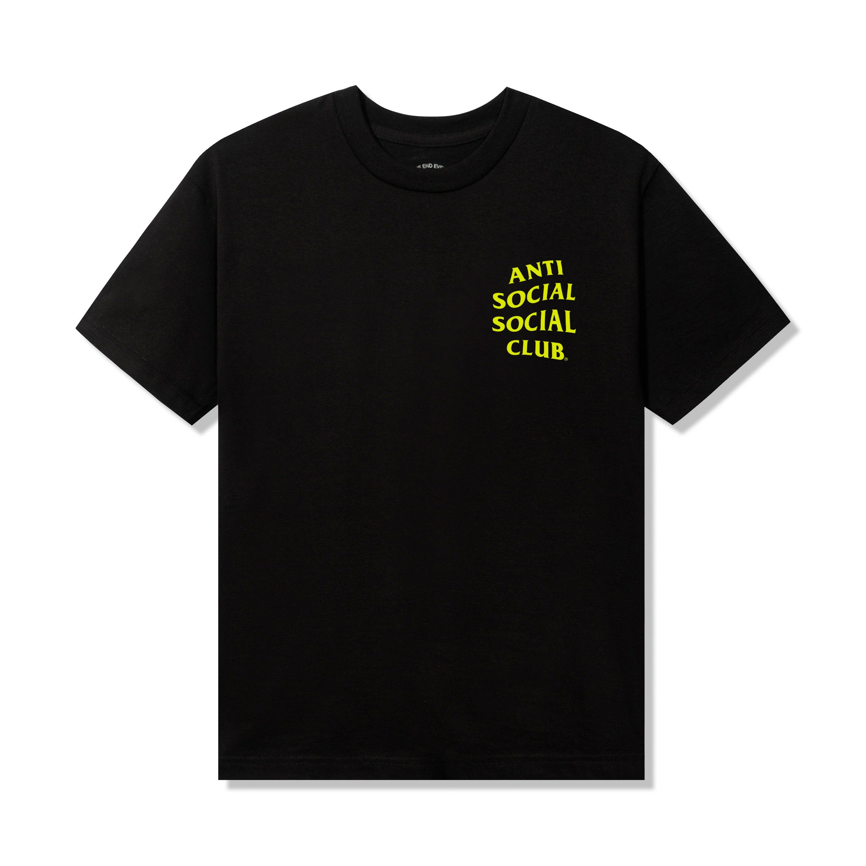 Yellow Banded Tee - Black sold by Anti Social Social Club product image thumbnail 2