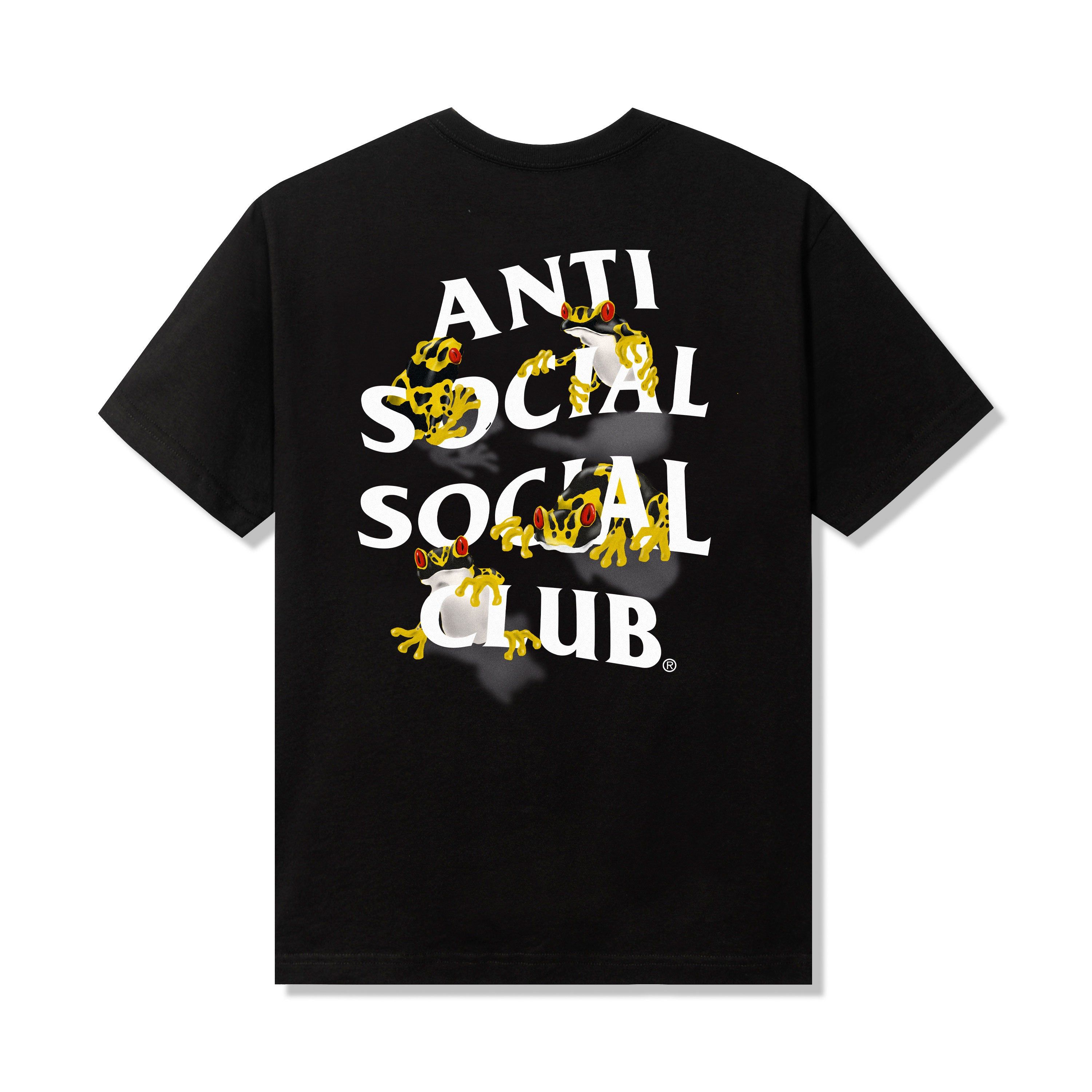 Yellow Banded Tee - Black sold by Anti Social Social Club