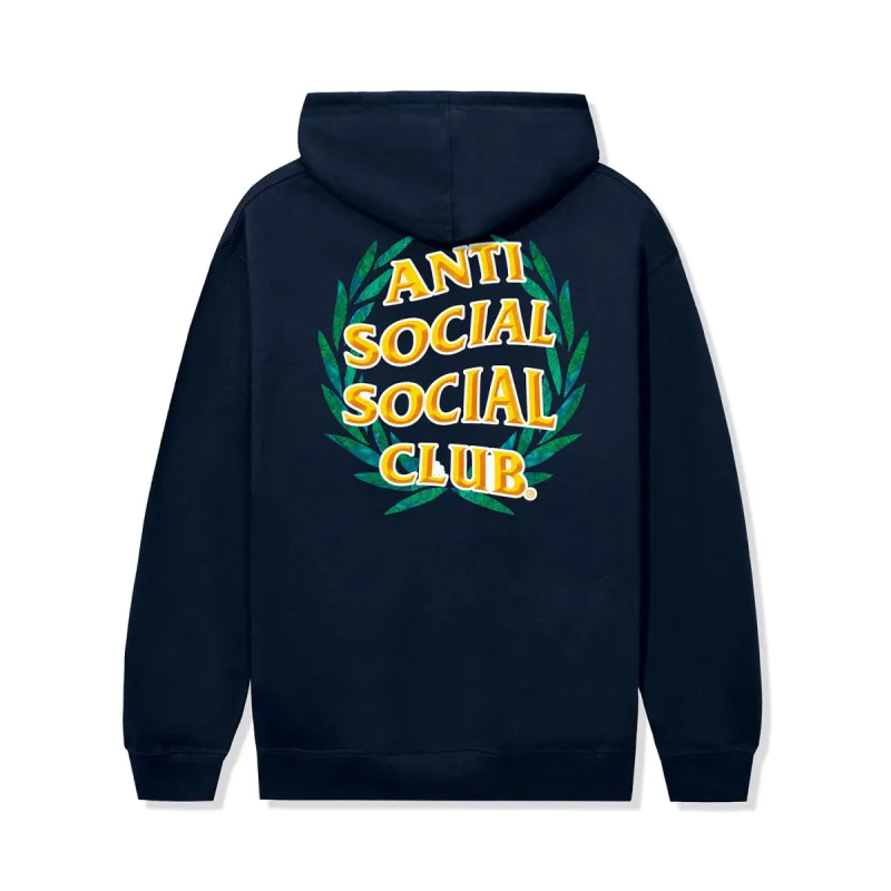 Laurel Logo Flip Hoodie - Navy made by Anti Social Social Club