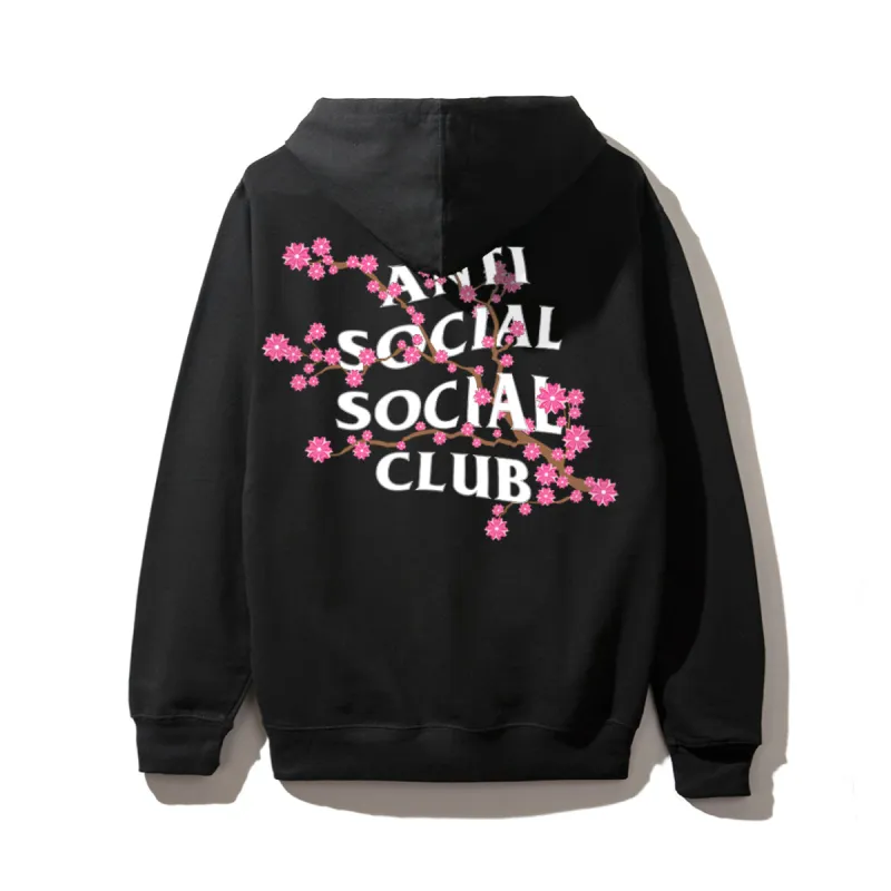 Cherry Blossum Black Hoodie sold by Anti Social Social Club