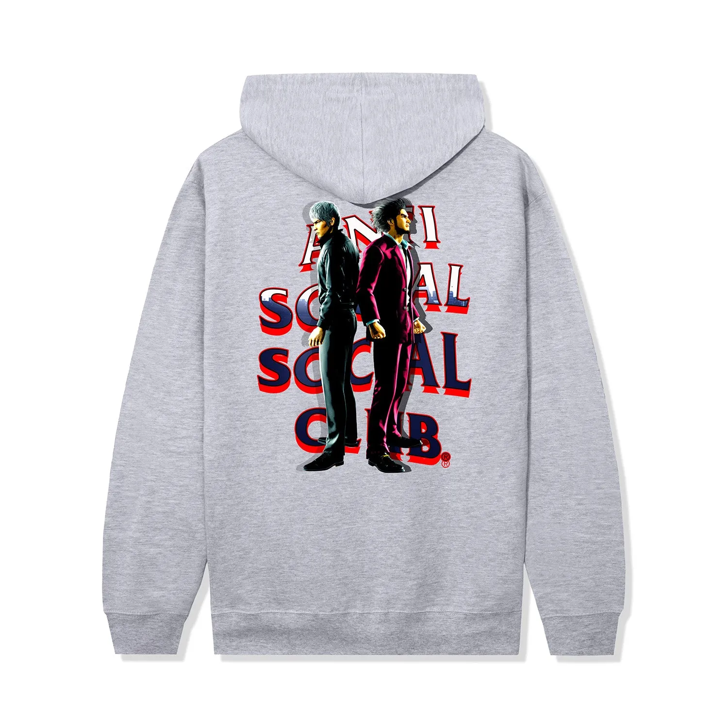 ASSC x Like A Dragon Hoodie - Grey Heather sold by Anti Social Social Club