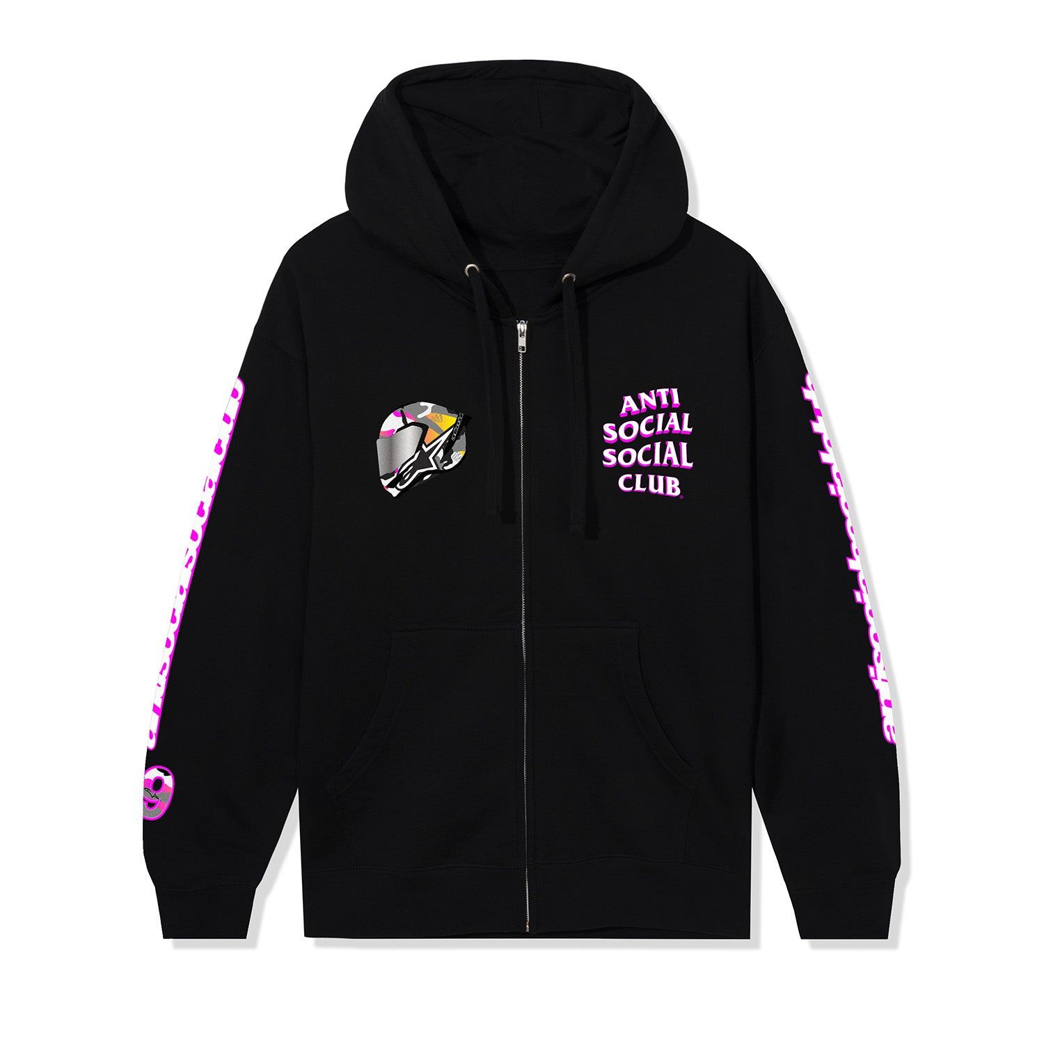 ANTI SOCIAL SOCIAL CLUB ASSC Kkoch Zip Up ジップ フーディ Buy Anti Social Social Club Kkotch Zip Up Hoodie 'Black