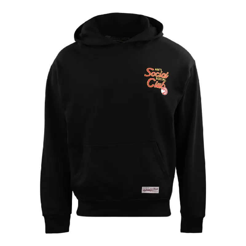 ASSC x Mitchell & Ness Atlanta Hawks NBA Coach Script Hoodie made by Anti Social Social Club