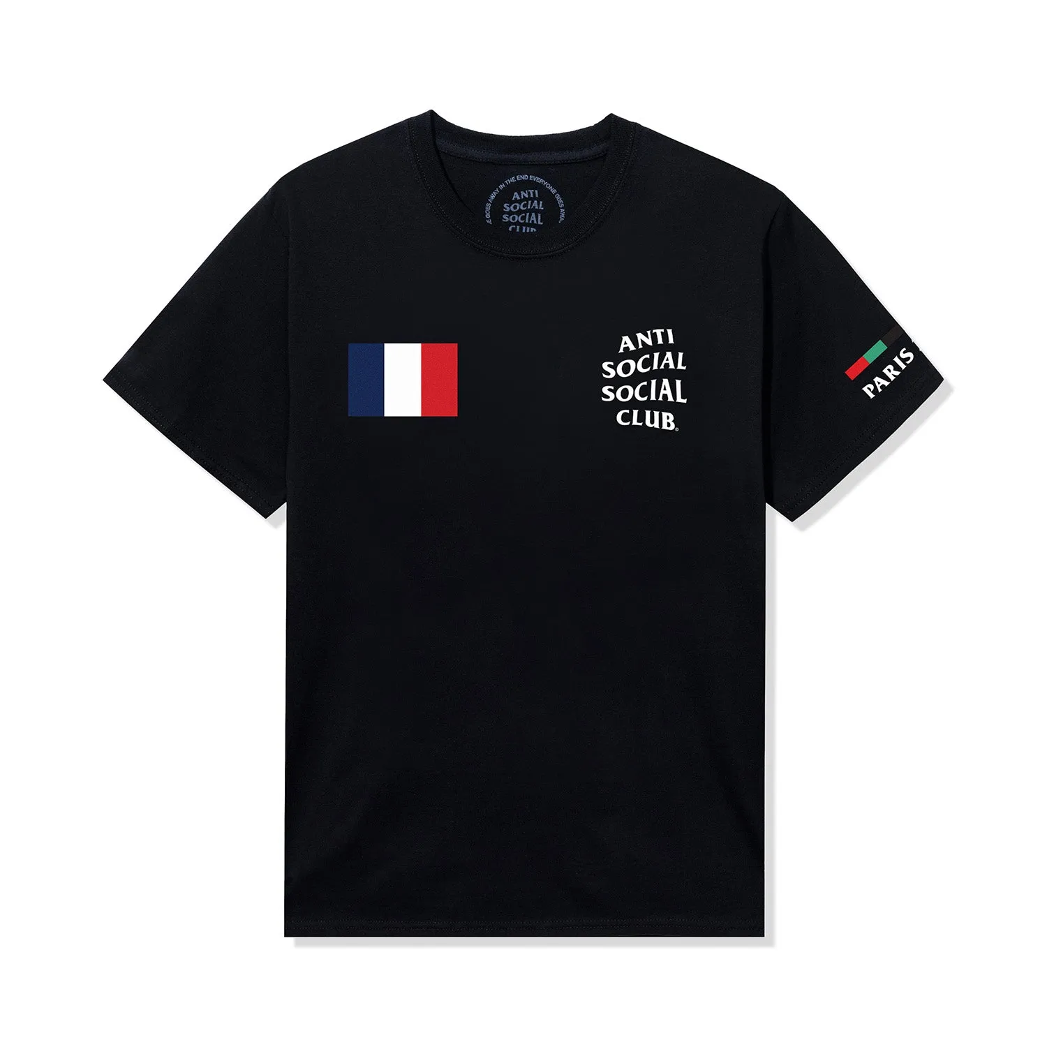 France Tee - Black sold by Anti Social Social Club product image thumbnail 2