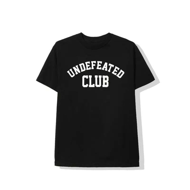 Undefeated Club | ASSC Club Black Tee sold by Anti Social Social Club