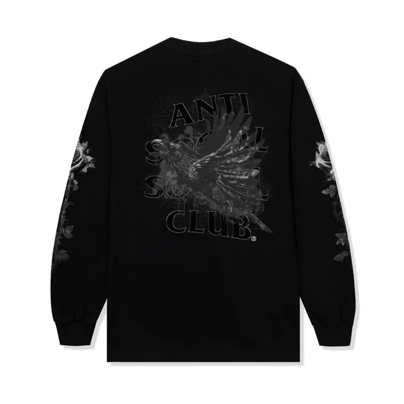 Above The Trees Long Sleeve Tee - Black sold by Anti Social Social Club