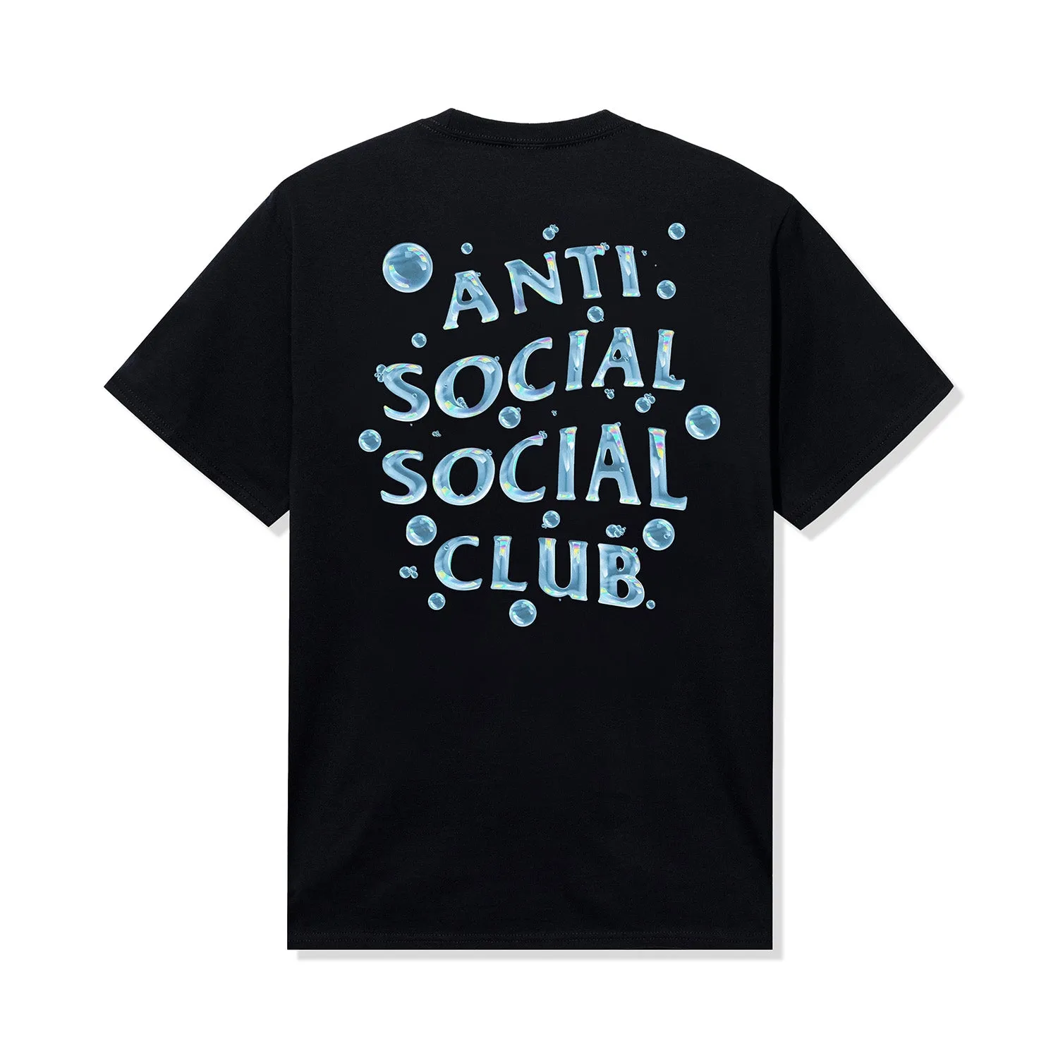 Bubble Logo Tee - Black sold by Anti Social Social Club