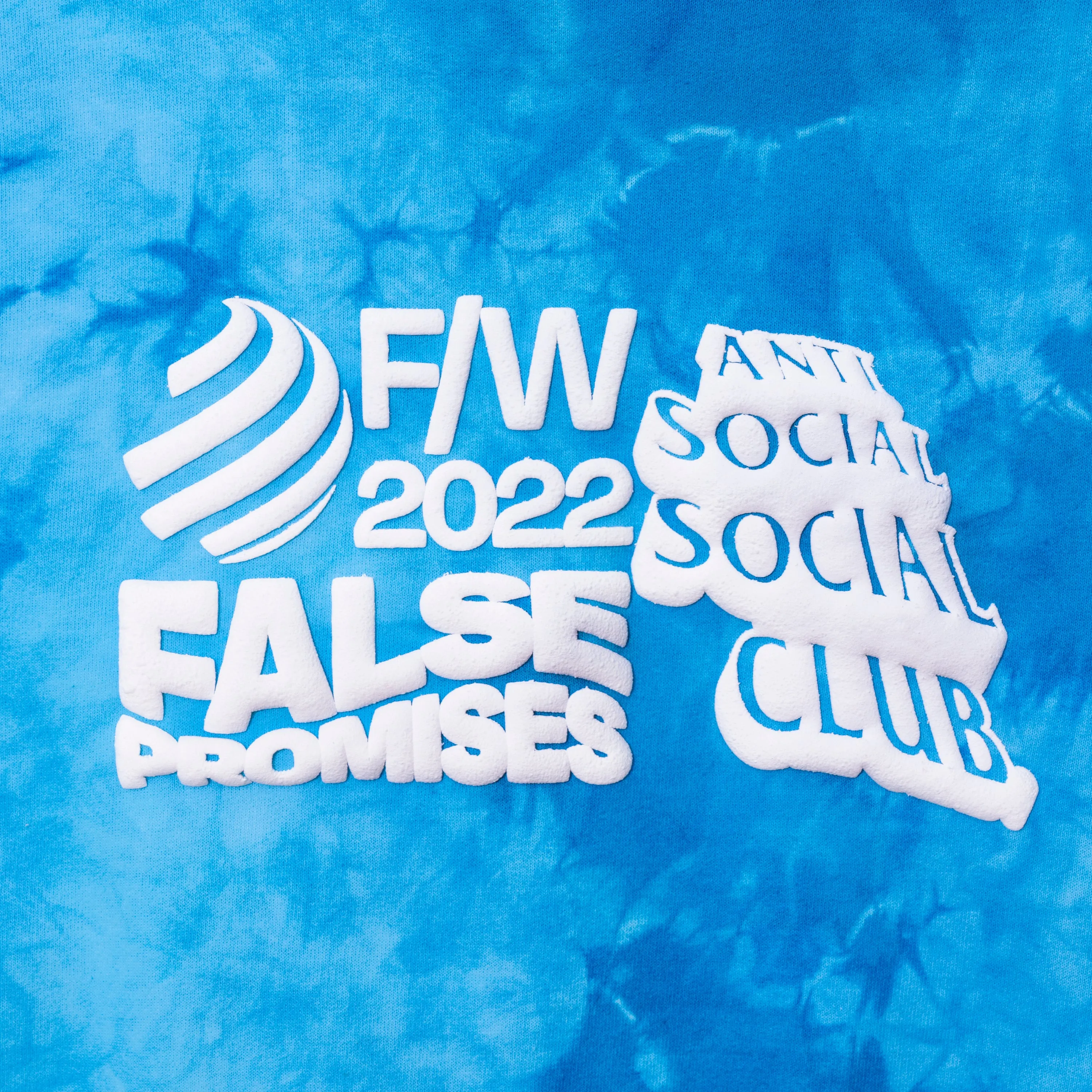 False Promises Blue Tie Dye Hoody sold by Anti Social Social Club product image thumbnail 4