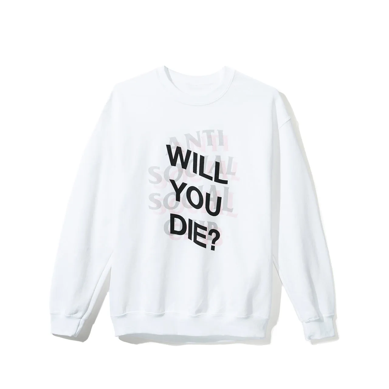 WYD White Crewneck sold by Anti Social Social Club