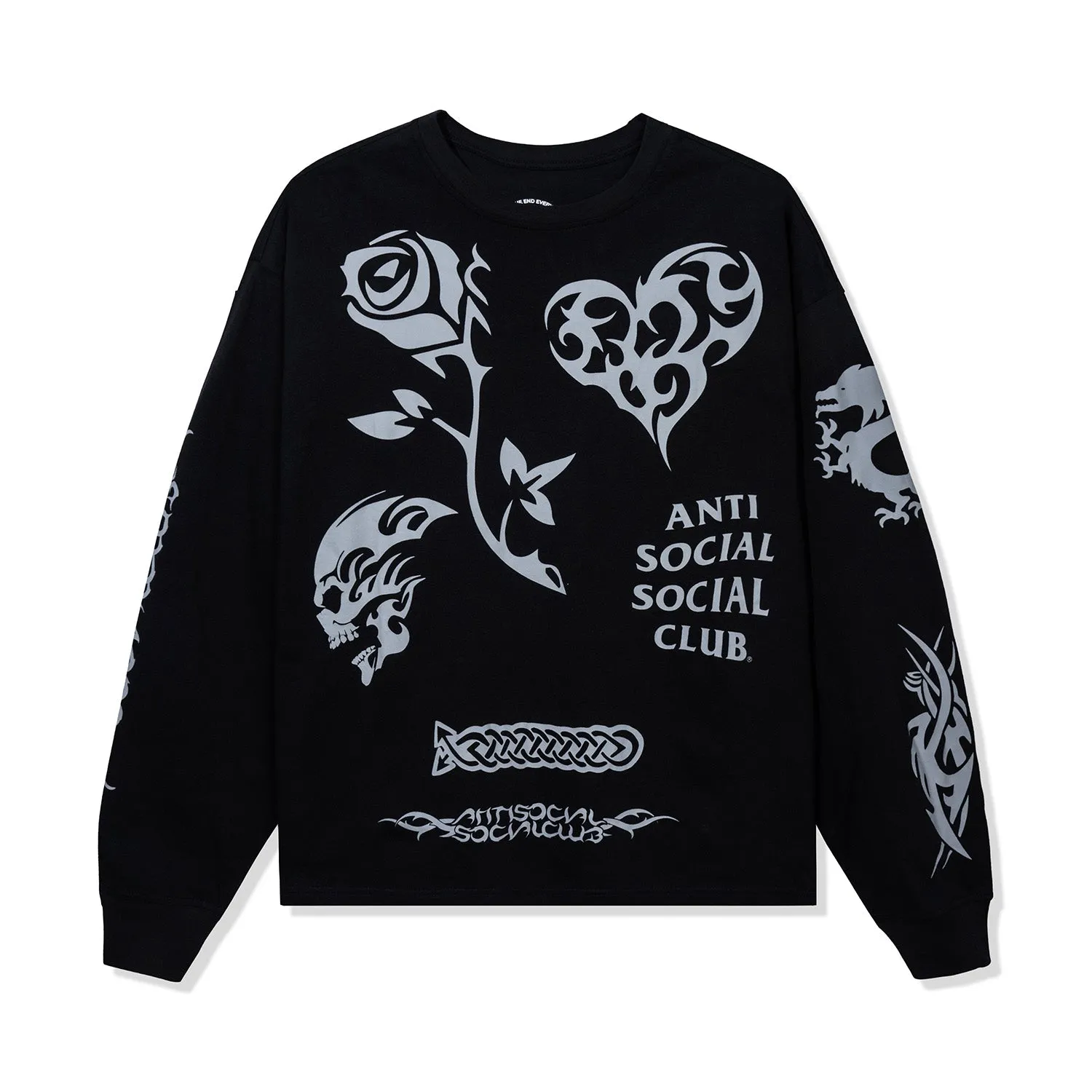 Helplessness Long Sleeve Tee - Black sold by Anti Social Social Club product image thumbnail 2