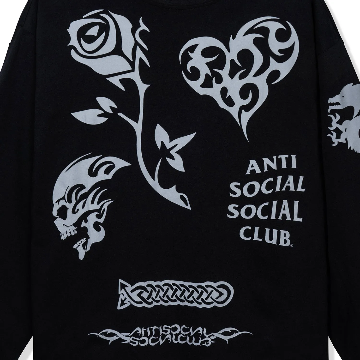 Helplessness Long Sleeve Tee - Black sold by Anti Social Social Club product image thumbnail 4