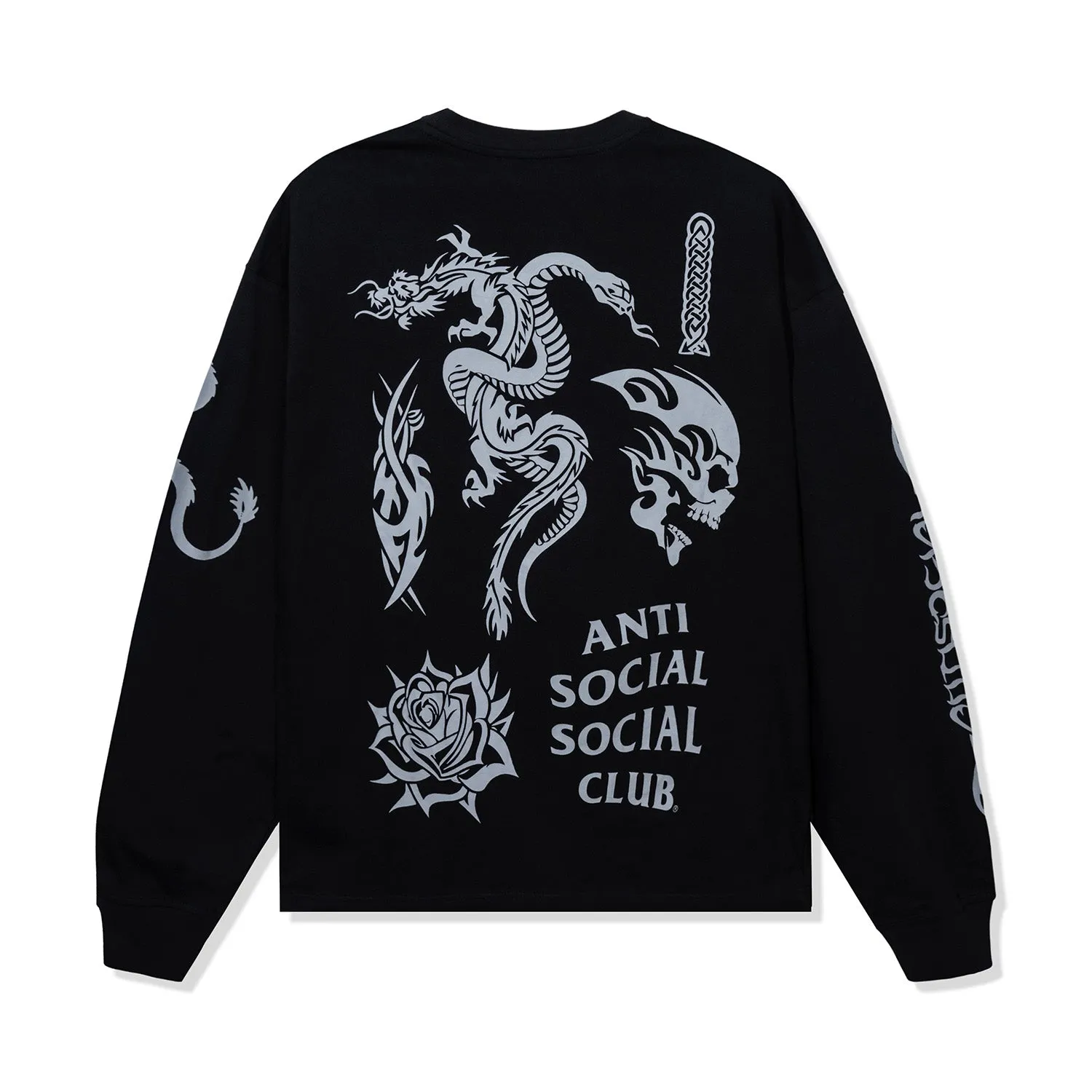 Helplessness Long Sleeve Tee - Black sold by Anti Social Social Club