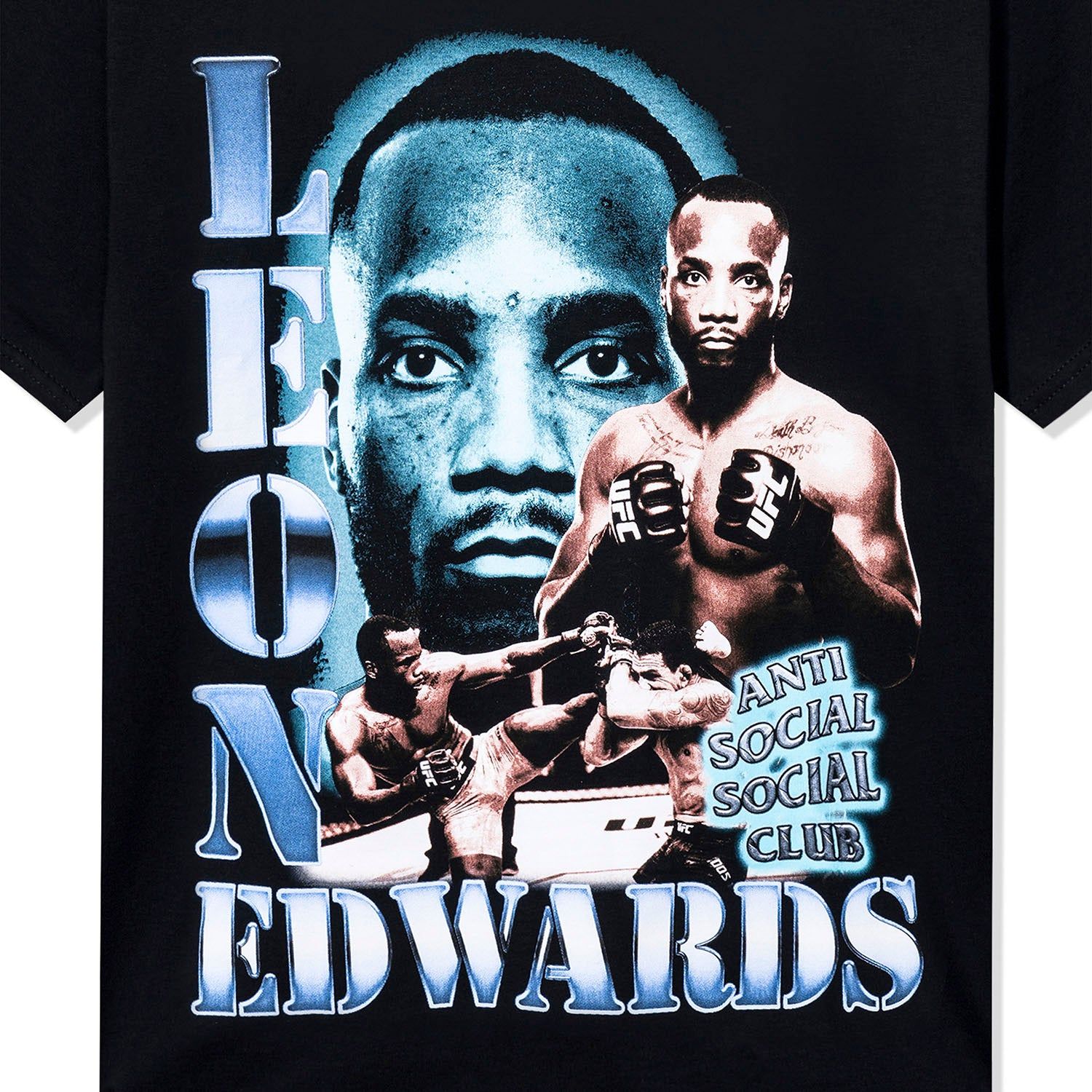 ASSC x UFC Leon Edwards Tee - Black sold by Anti Social Social Club product image thumbnail 2