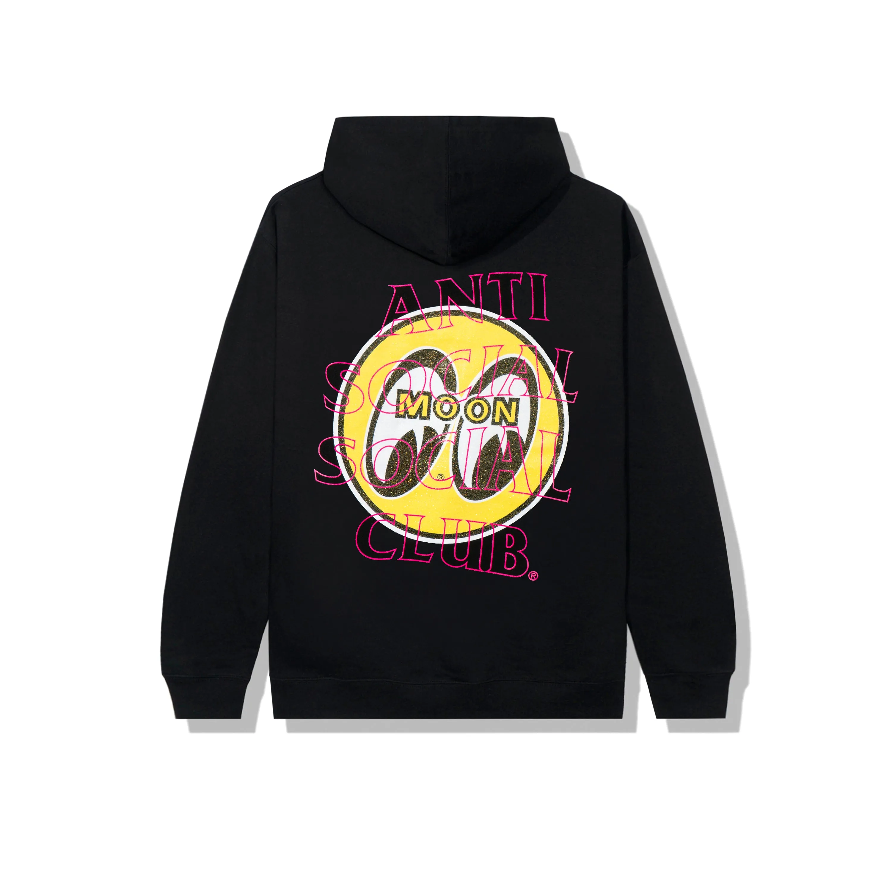 ASSC x Mooneyes Glitter Crossfire Black Hoodie sold by Anti Social Social Club