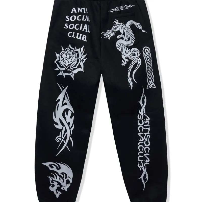 Helplessness Sweatpant - Black made by Anti Social Social Club