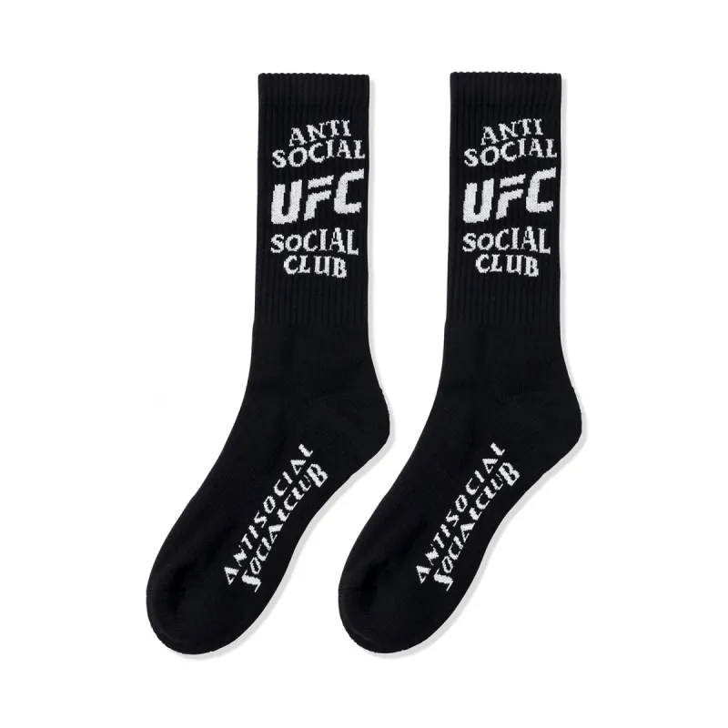 ASSC x UFC Footwork Socks - Black sold by Anti Social Social Club