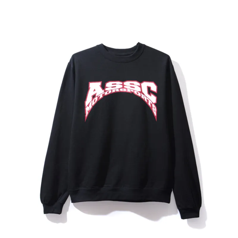 ASSC Moto Black Crewneck sold by Anti Social Social Club