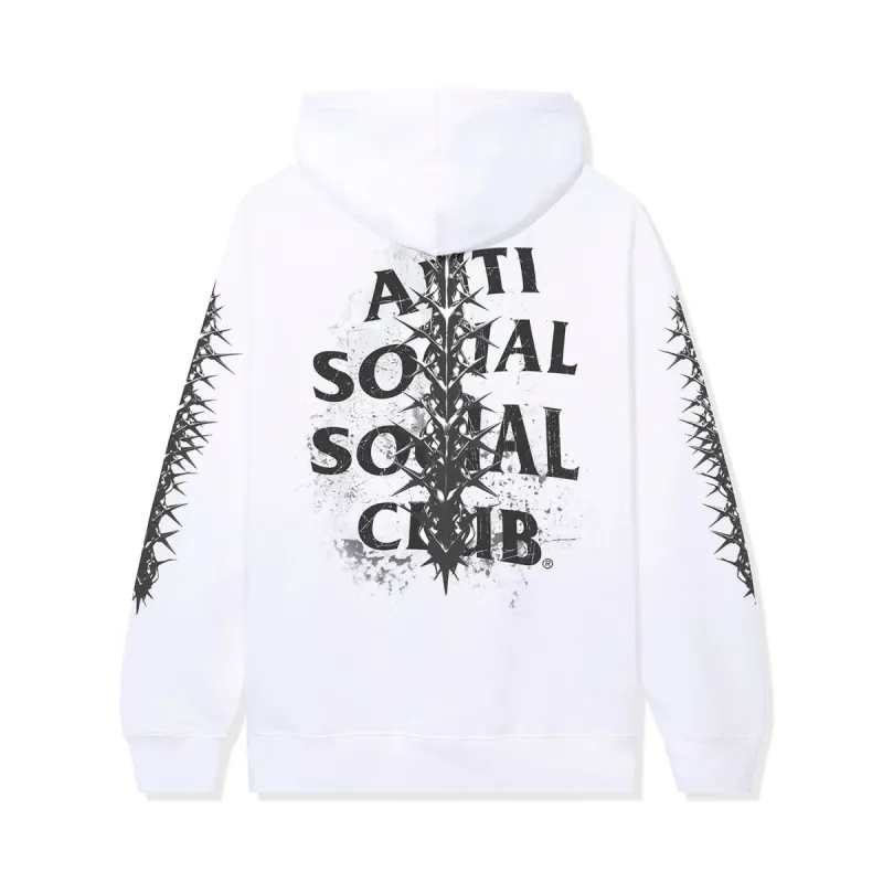 Anguish Pullover Hoodie - White made by Anti Social Social Club