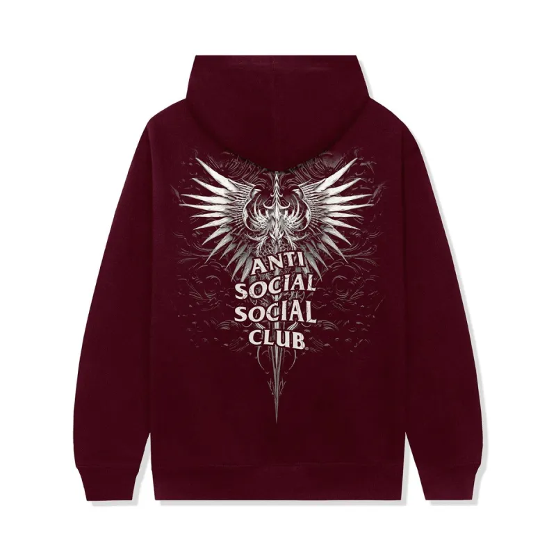 Solace Zip Hoodie - Maroon made by Anti Social Social Club