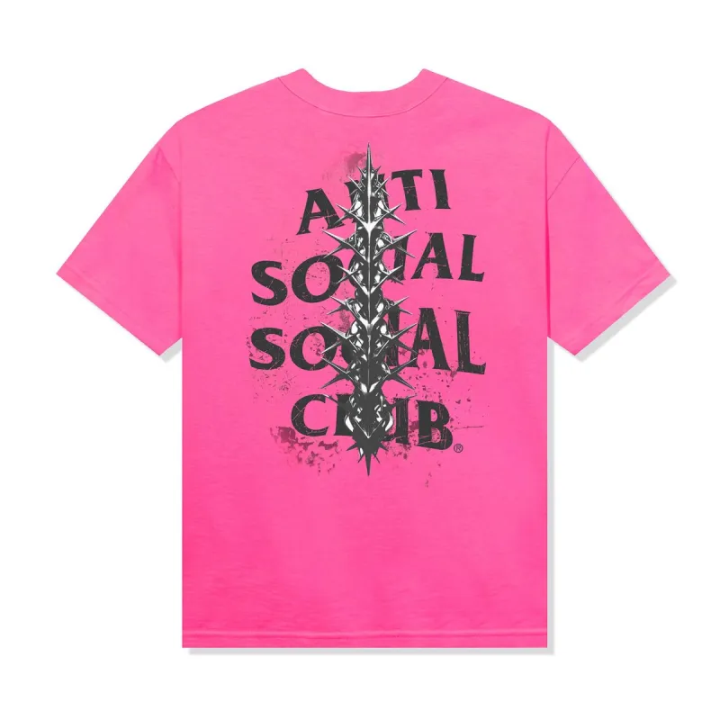 Anguish Tee - Candy Pink sold by Anti Social Social Club