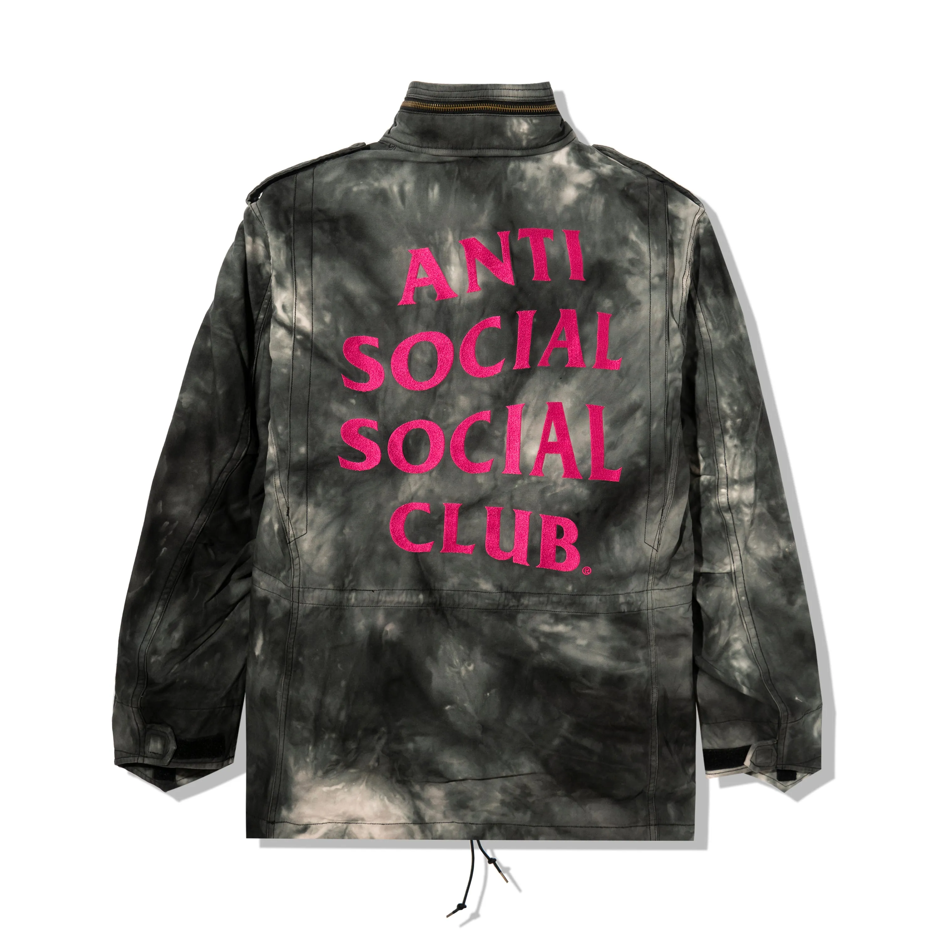 Alpha Industries x ASSC M-65 Tie Dye Black Jacket sold by Anti Social Social Club