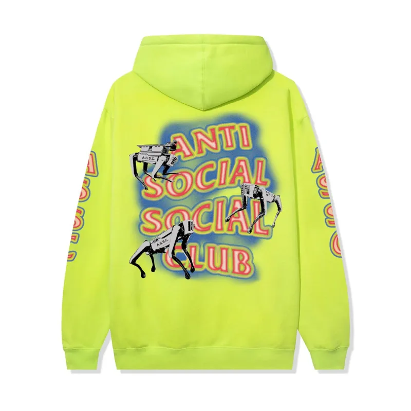 Cyber Dogs Hoodie - Lime made by Anti Social Social Club