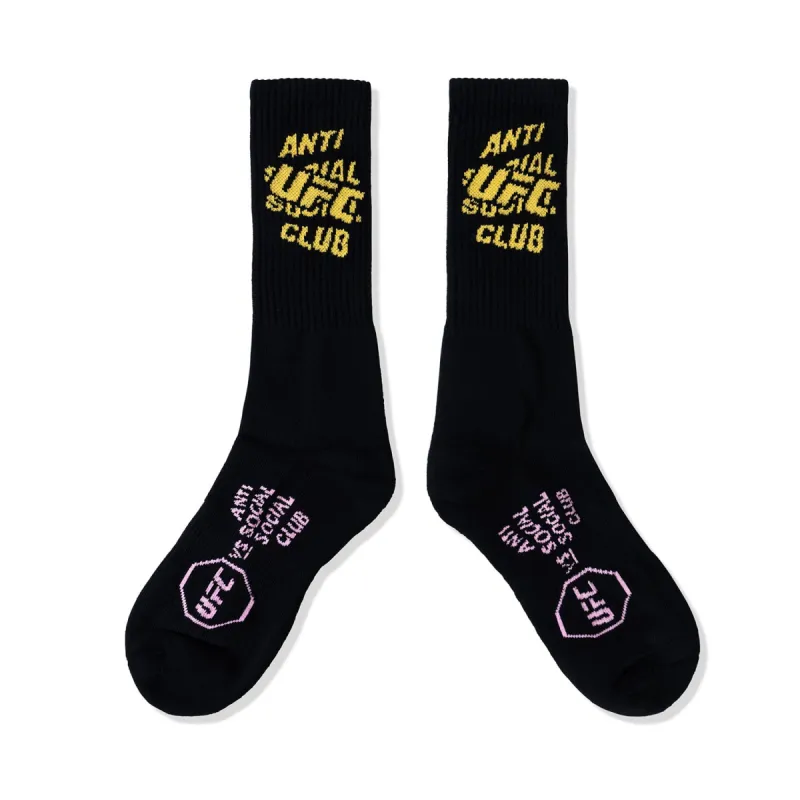 ASSC x UFC Main Event Socks - Black sold by Anti Social Social Club