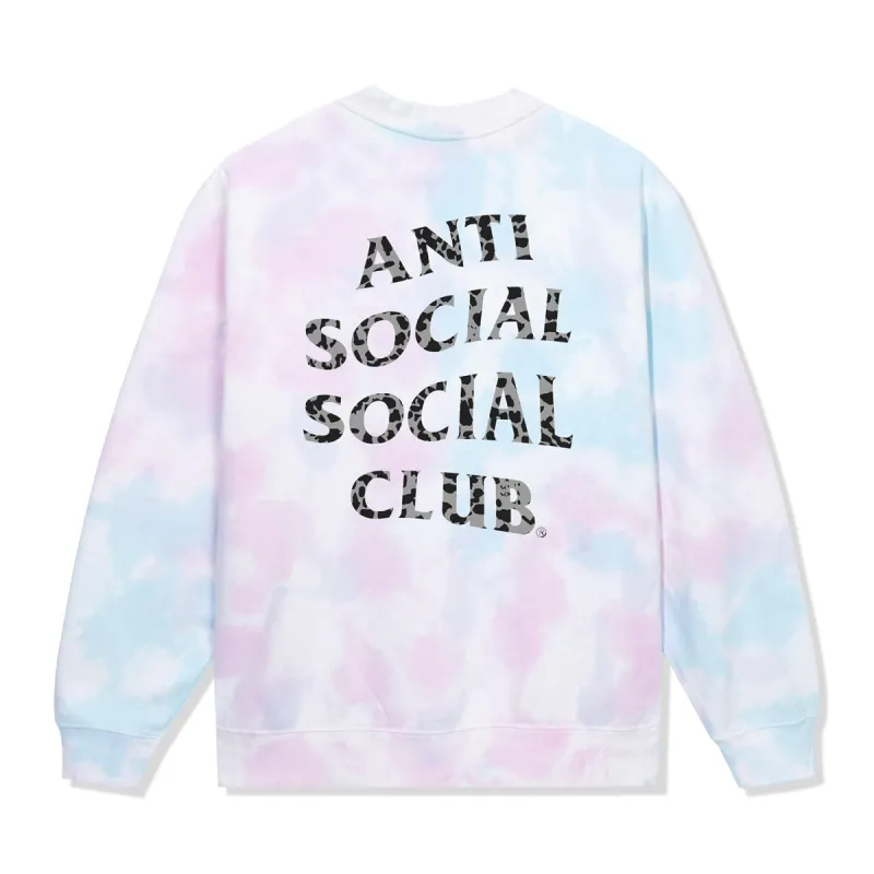 Mind Games Tie-Dye Crewneck - Cotton Candy sold by Anti Social Social Club