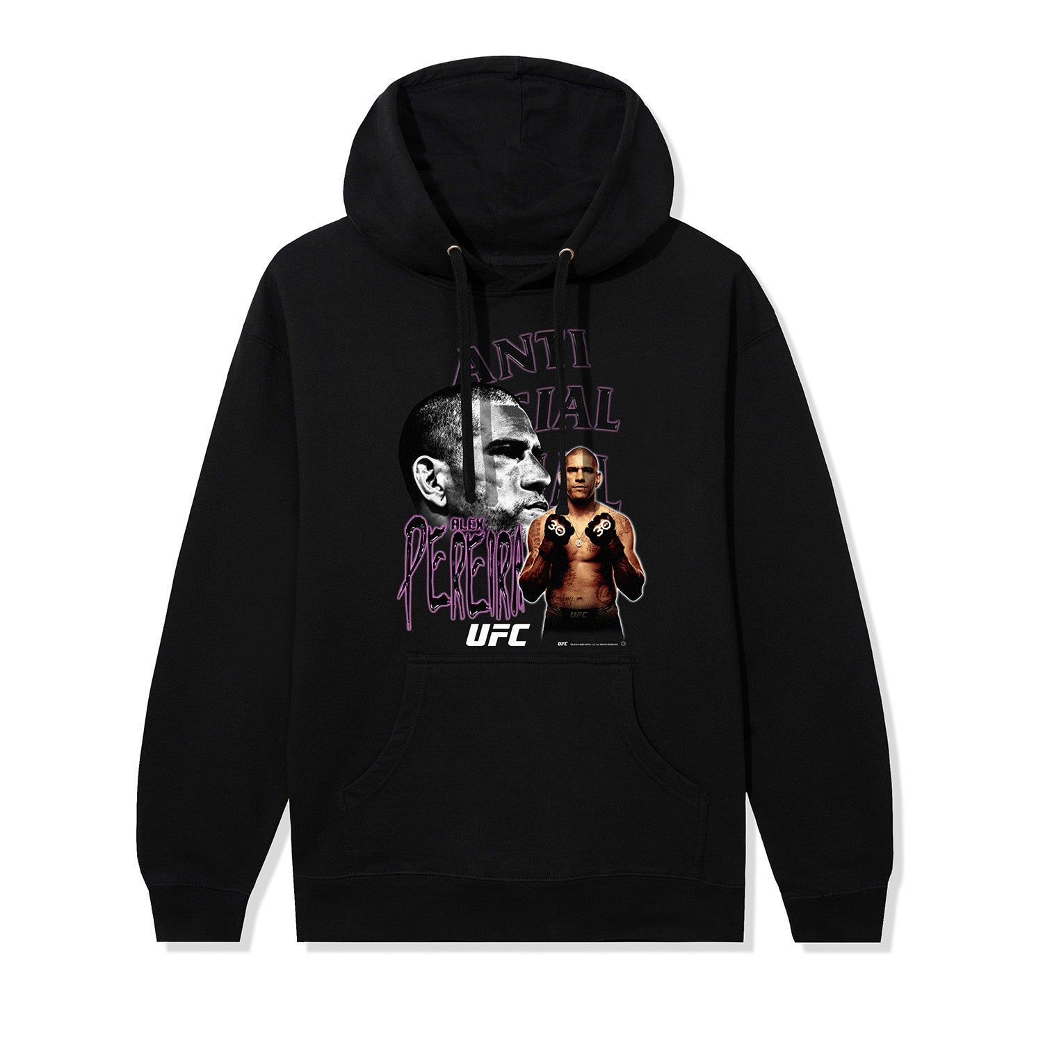ASSC x UFC Pereira Hoodie - Black sold by Anti Social Social Club